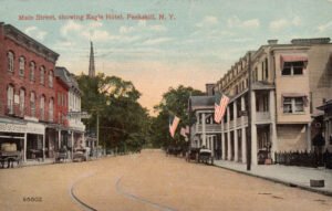 Eagle Hotel on Main Street in Peekskill, NY