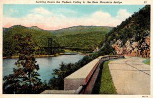 Looking Down the Hudson Valley to the Bear Mountain Bridge