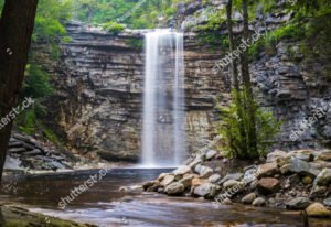 Awosting Falls in Minnewaska State Park in New Paltz, NY