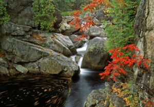 Upstate New York Lake Waterfall
