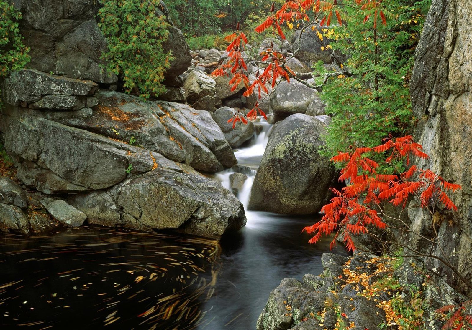 Upstate New York Lake Waterfall