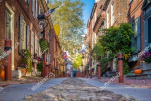 Historic Old City in Philadelphia Pennsylvania