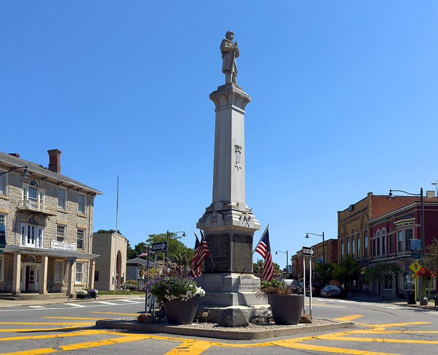 Soldier's Monument 2, Caledonia, NY